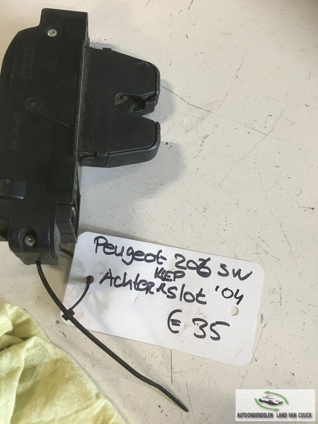 Peugeot 206 SW 2004 Slotmechaniek achterklep, -, Utilisé, -, -