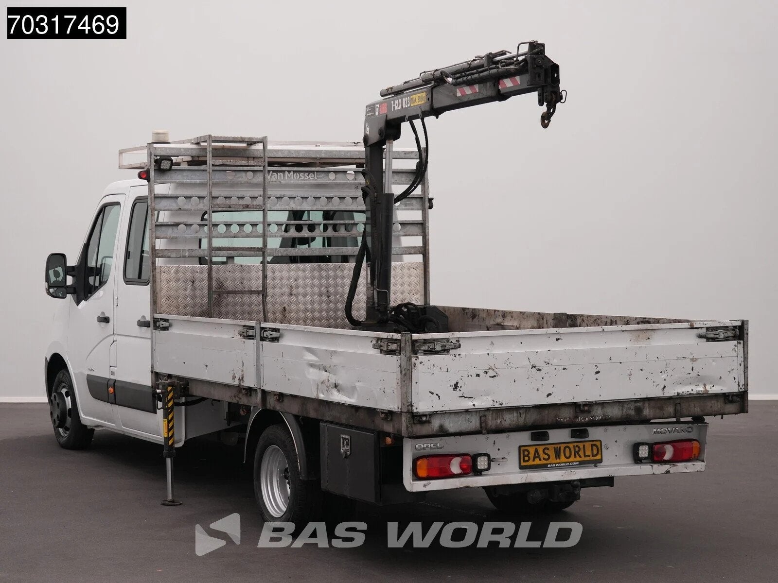 Opel Movano 145PK Kraanwagen Hiab T-CLX 023 B-3 Dubbellucht, Autos, 145 ch, Achat, Euro 6, Entreprise