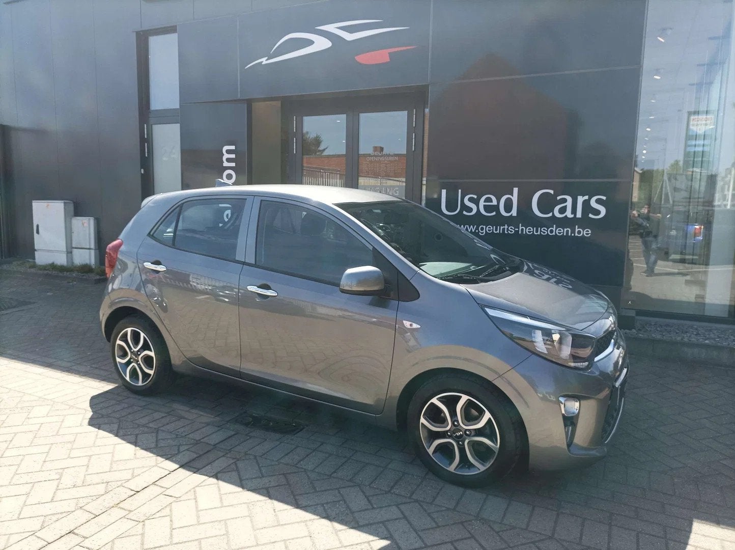 Kia Picanto 1.0 Automaat/Android/Camera/Parkeerhulp/Navigati, Auto's, Automaat, Stof, Gebruikt, Bedrijf