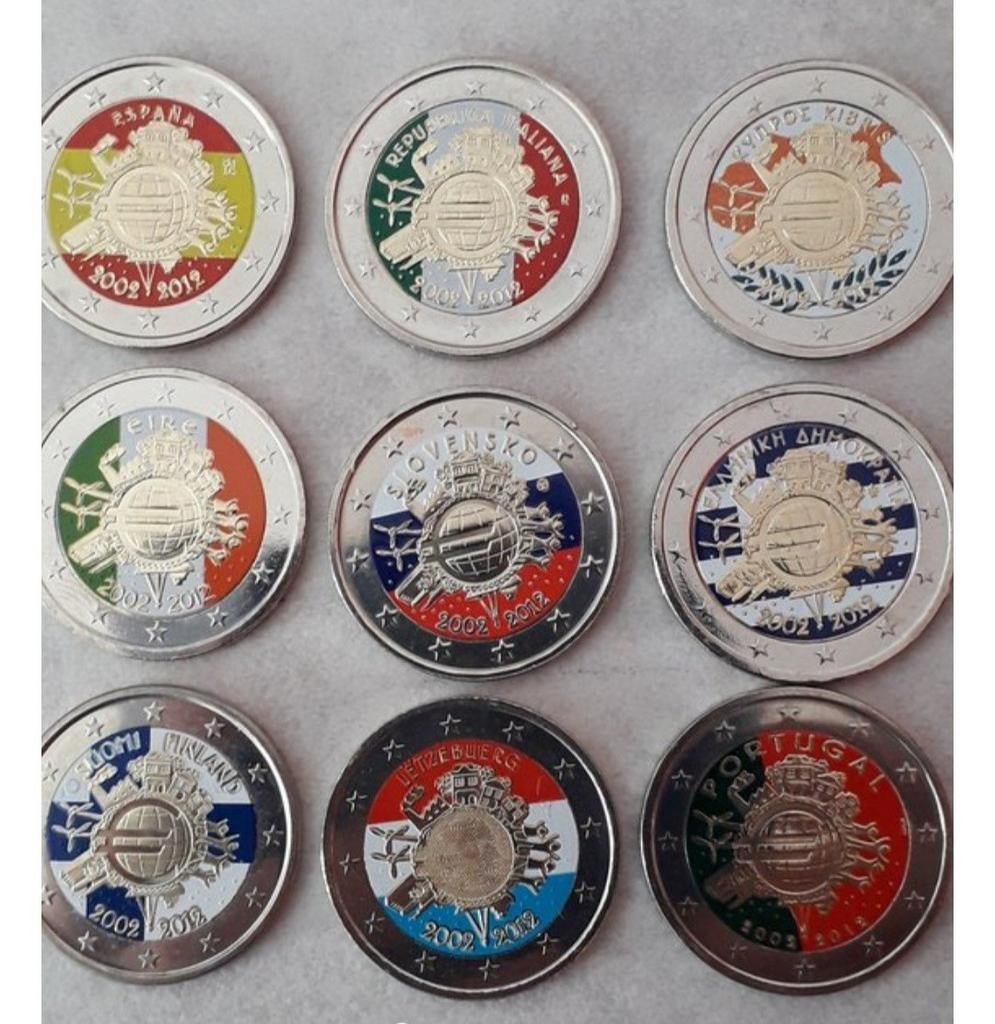 19 gekleurde munten, Ophalen