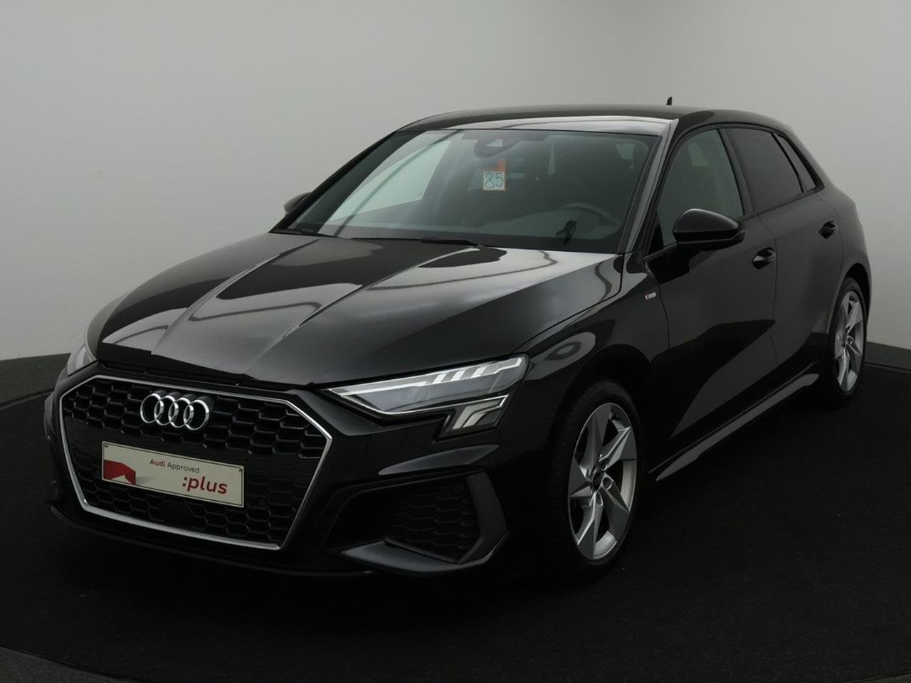 Audi A3 Sportback 35 TFSI S-Line*AUTOMAAT*LEDER*ZETELVERWARM, Automaat, Zwart, 130 g/km, Stadsauto