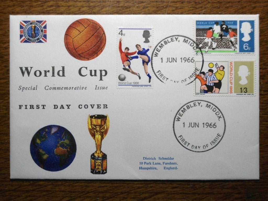 Coupe du monde FDC 1966 à Wembley., Enlèvement, Neuf