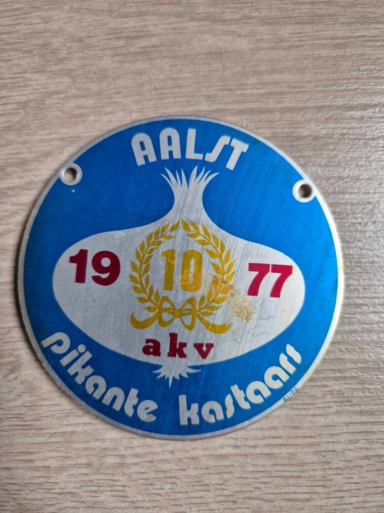 Carnaval Aalst medaille De pikante kastaars 1977, Ophalen of Verzenden