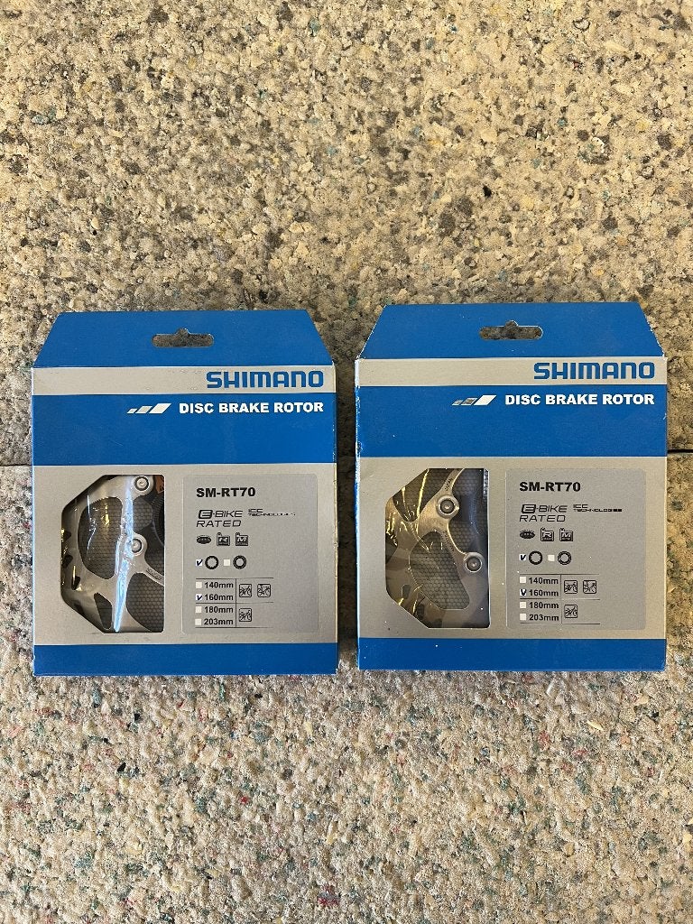 2 Disques de Frein Shimano SM-RT70, Fietsen en Brommers, Fietsonderdelen, Ophalen of Verzenden, Nieuw, Remmen, Shimano