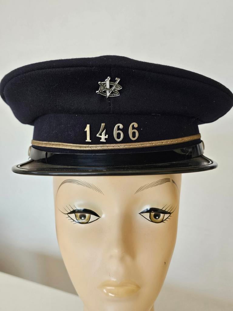 vintage Belgische kepie of uniformpet de post, Enlèvement ou Envoi