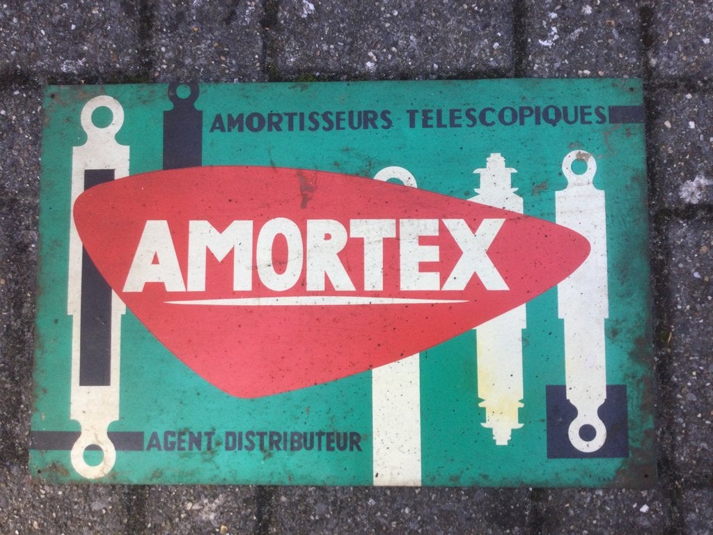 Reclamebord amortex, Enlèvement ou Envoi, Utilisé, Panneau publicitaire