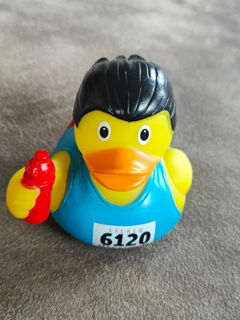 Lilalu badeend Marathonloper, Ophalen of Verzenden, Zo goed als nieuw