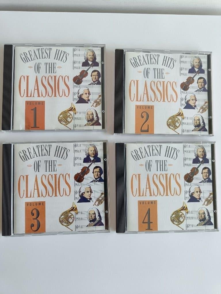 4 cd's: The Greatest Hits of the Classics, Ophalen of Verzenden, Zo goed als nieuw, Boxset, Beethoven