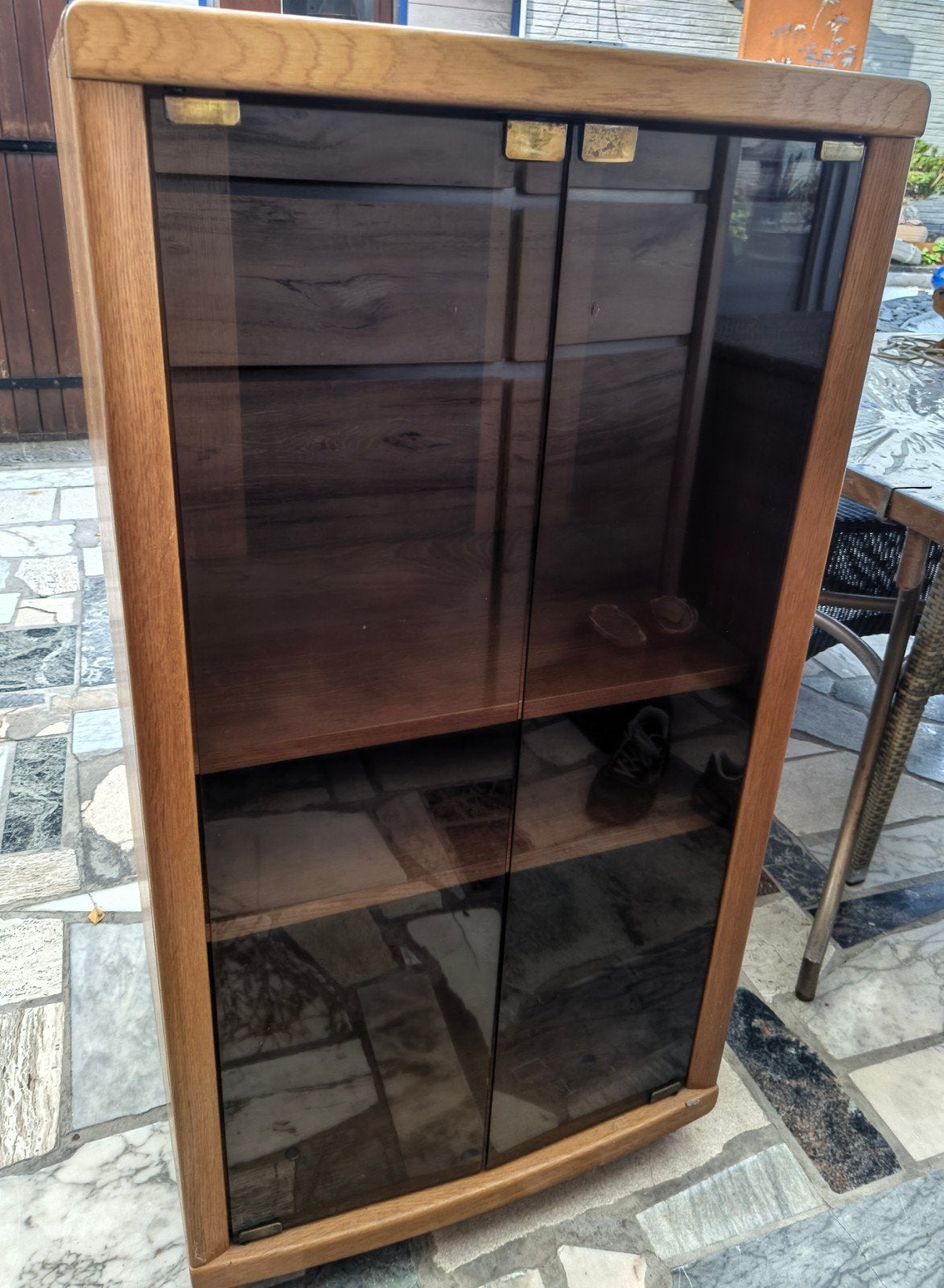 Meuble chaine hifi ou autre 1m12H/ 58 L/ 49 l sur roulettes, Maison & Meubles, Enlèvement