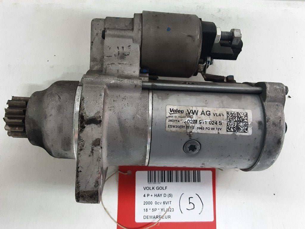 DÉMARREUR Volkswagen Golf VII (AUA) (02M911024S), Autos : Pièces & Accessoires, Volkswagen, Mevr. I. Hauben, Utilisé, Rue de l'Espoir 34 34
4030  GRIVEGNÉE, BE