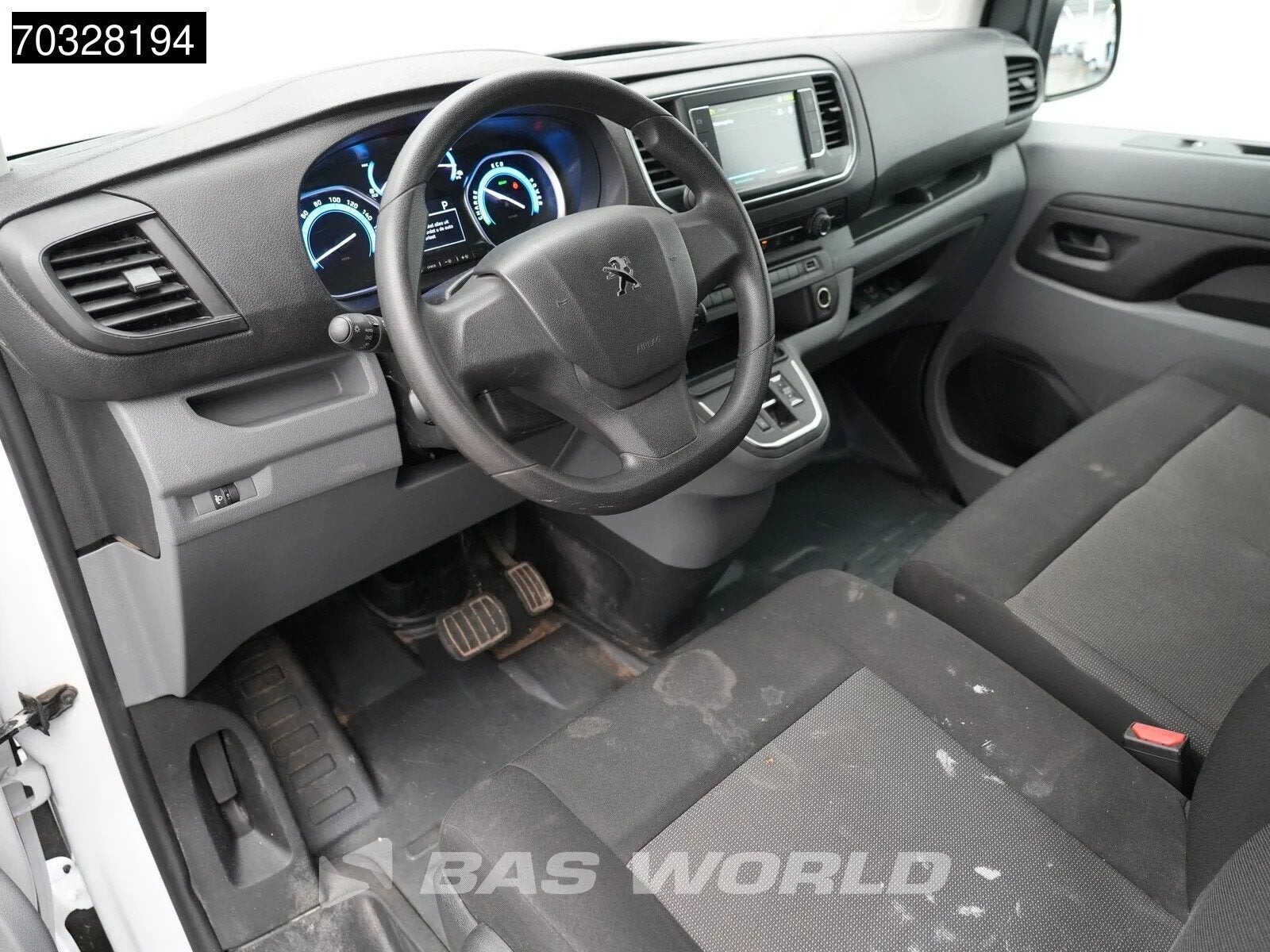 Peugeot e-Expert 136pk Elektrisch 50kWh 230km WLTP L3H1 Airc, Auto's, Stof, Gebruikt, 136 pk, Wit