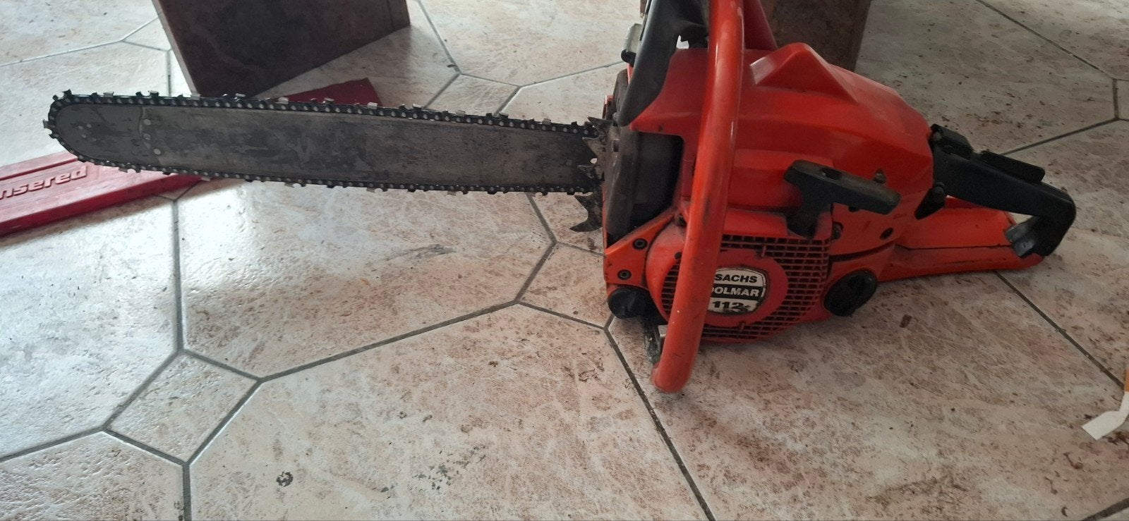tronçonneuse dolmar  guide 50cm chaîne neuve., Tronçonneuse, 1200 watts ou plus, 30 à 70 mm, Enlèvement