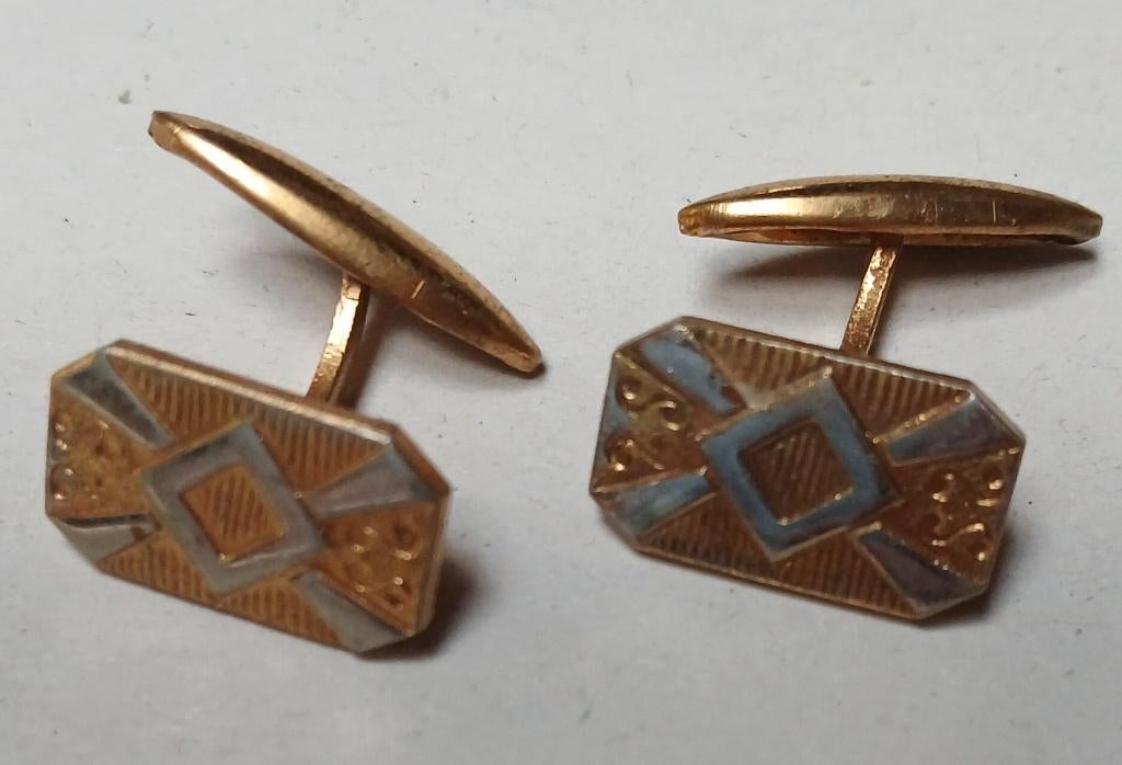 Vintage manchetknopen, Ophalen of Verzenden, Gebruikt, Zilver