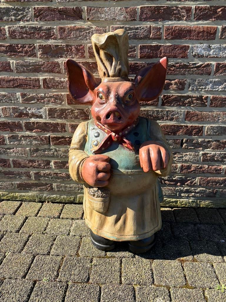 Varken met koksmuts, Ophalen