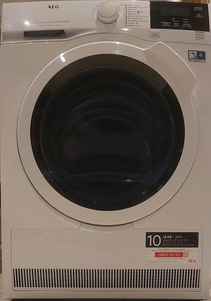 Droogkast aeg A+++ 8kg warmtepomp, Ophalen