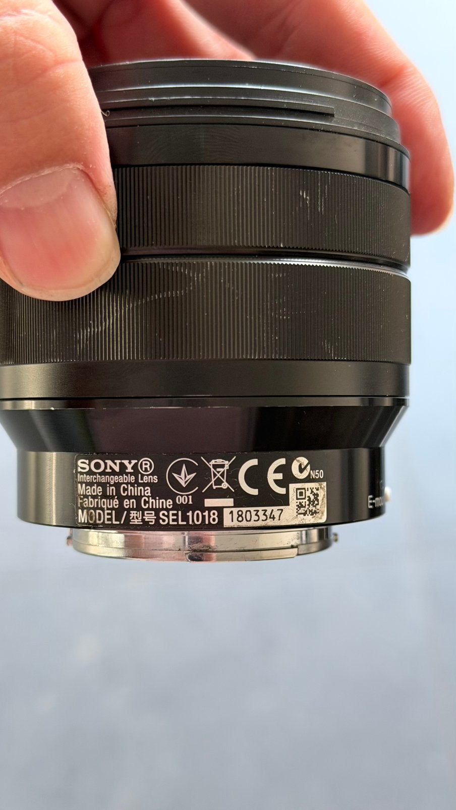 Sony SEL 1018 Lens, TV, Hi-fi & Vidéo, Photo | Lentilles & Objectifs, Sony, Monture Sony A, Enlèvement, Utilisé