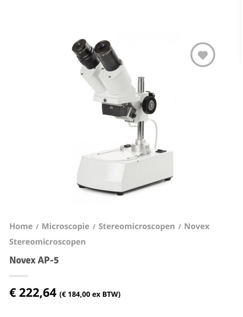 Microscop Novex AP-5, Enlèvement, Utilisé