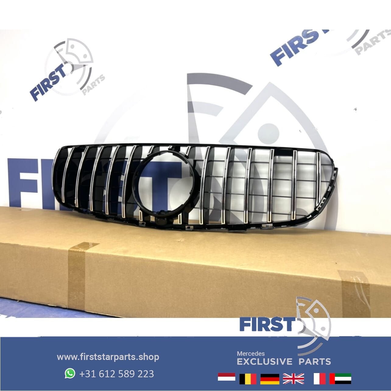 W253 X253 C253 PRE-FACELIFT GLC63 AMG GT GRIL voor Mercedes, Gebruikt, -, Ophalen of Verzenden, -