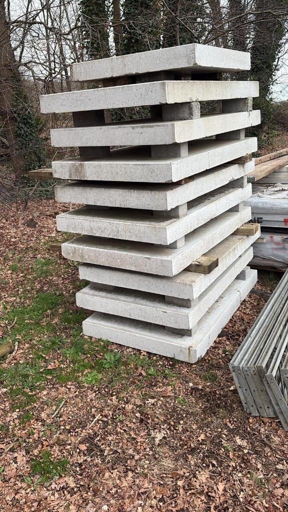 Béton, dalles Stalton, plaques d'allée, Jardin & Terrasse, Terrasses, Enlèvement, Neuf, Autres matériaux