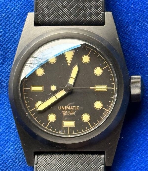 Unimatic Modello Due U2S-8BB – Limited Edition 11/99, Bijoux, Sacs & Beauté, Montres | Hommes, Enlèvement ou Envoi, Comme neuf