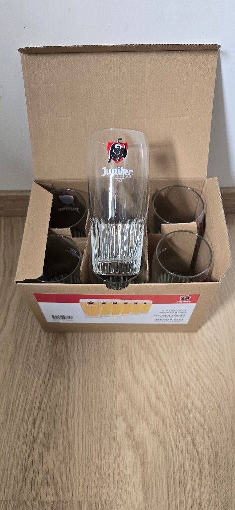 Jupiler Bierglazen, Verzamelen, Ophalen, Nieuw, Bierglas