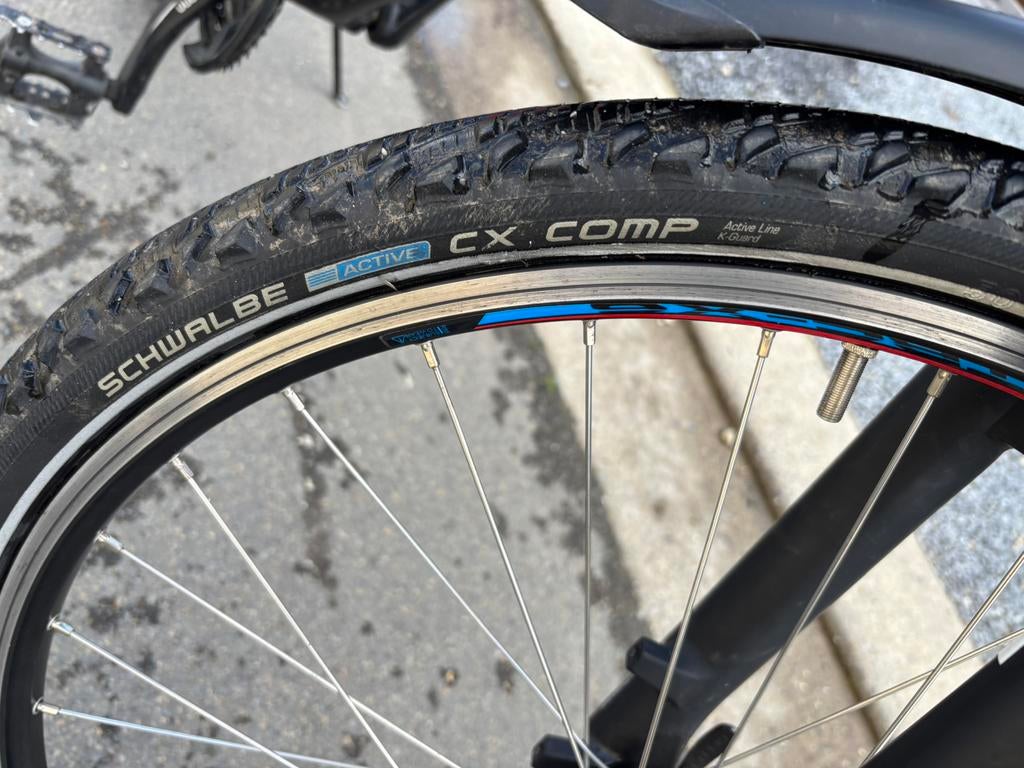 Twee kleurige jongens fiets, Ophalen, Gebruikt, 24 inch, Handrem