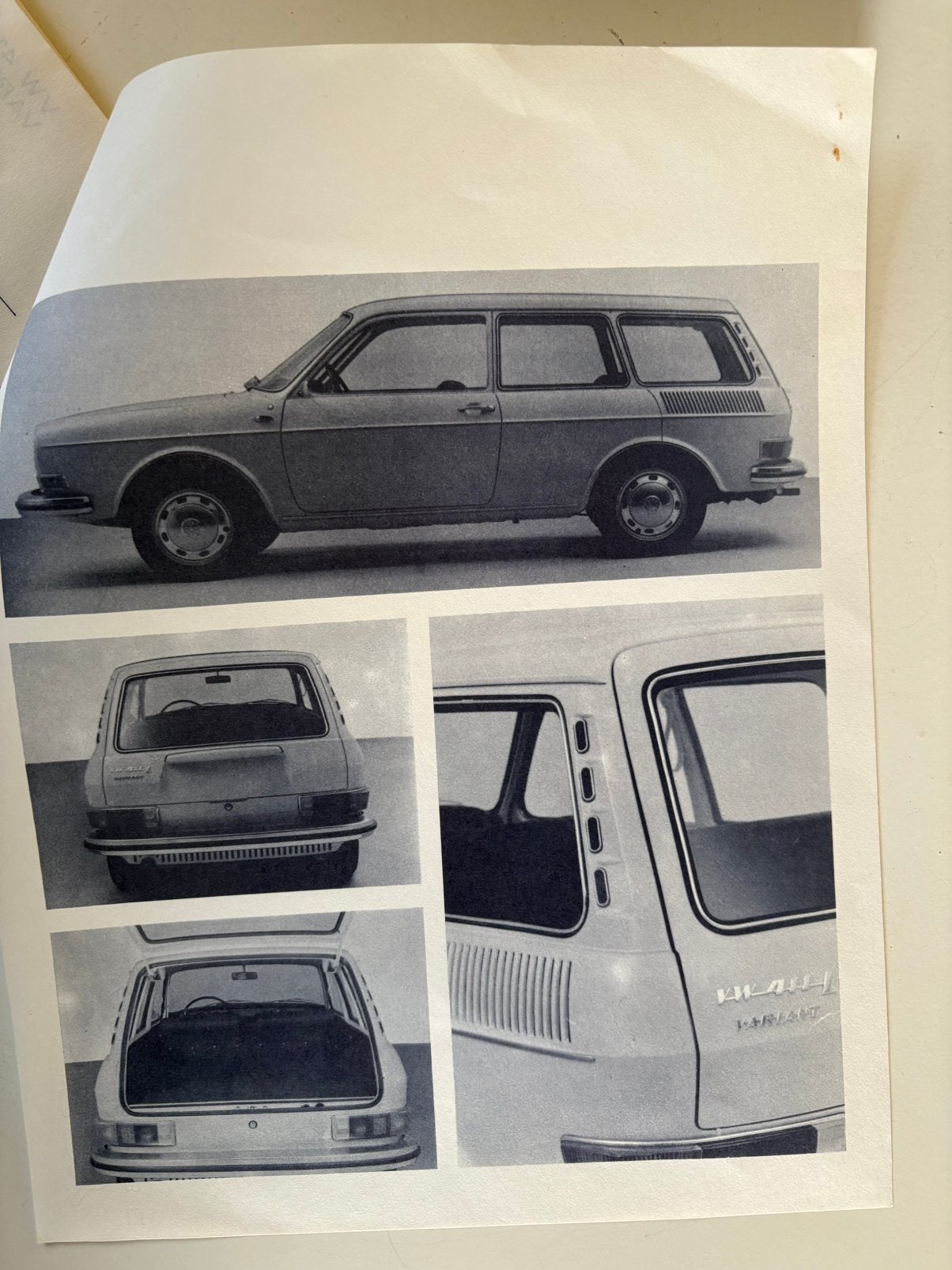 VW TYPE 4 document 1968 door Ieteren verzamelaar, Ophalen of Verzenden, Zo goed als nieuw, Auto's