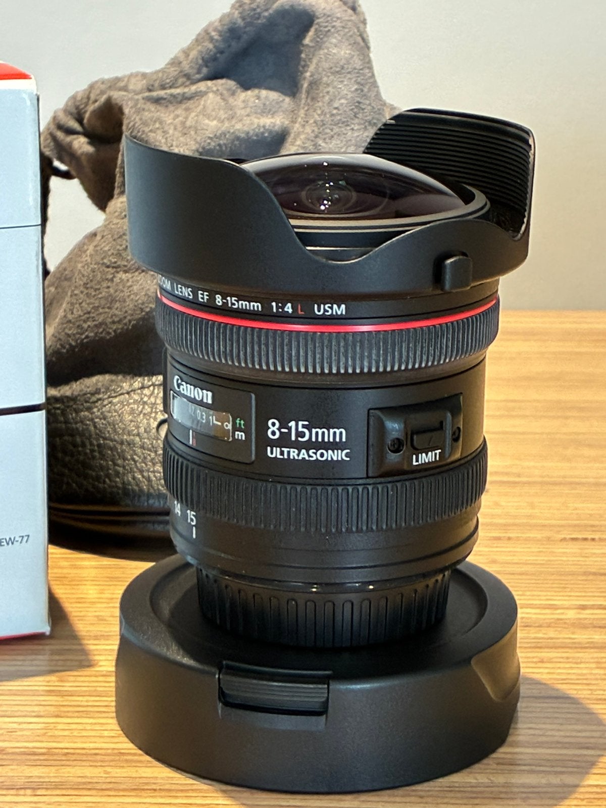 Canon EF 8-15mm f/4 L USM Fisheye, TV, Hi-fi & Vidéo, Photo | Lentilles & Objectifs, Enlèvement, Comme neuf, Objectif fisheye grand angle