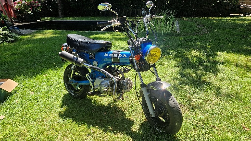 Skyteam Dax 50cc (B-klasse) – Blauw – Start & rijdt perfect!, Fietsen en Brommers, Brommers | Honda, Gebruikt, Overige modellen