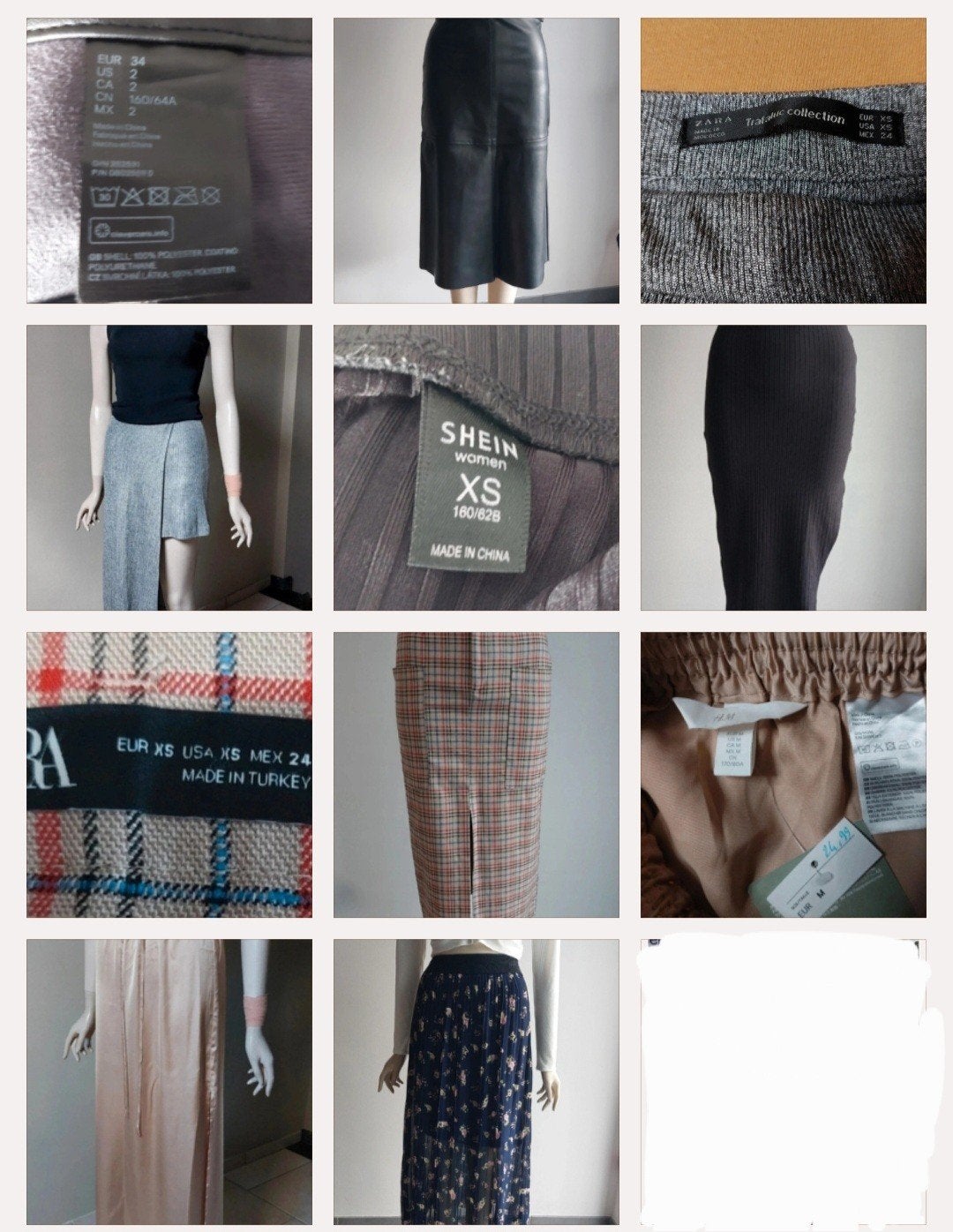6 jupes XS, Kleding | Dames, Rokken, Ophalen of Verzenden