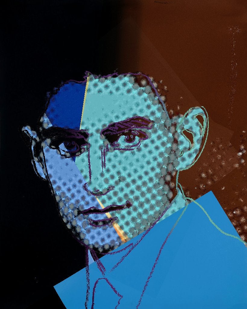 Andy Warhol Ten Portraits of Jews. IX Franz Kafka, Antiek en Kunst, Kunst | Litho's en Zeefdrukken, Ophalen of Verzenden, Lithografie