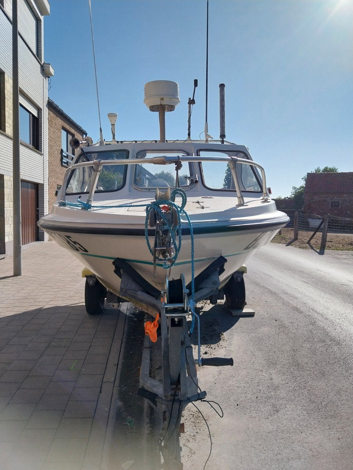 Bootje met trailer, Watersport en Boten, Ophalen, Gebruikt