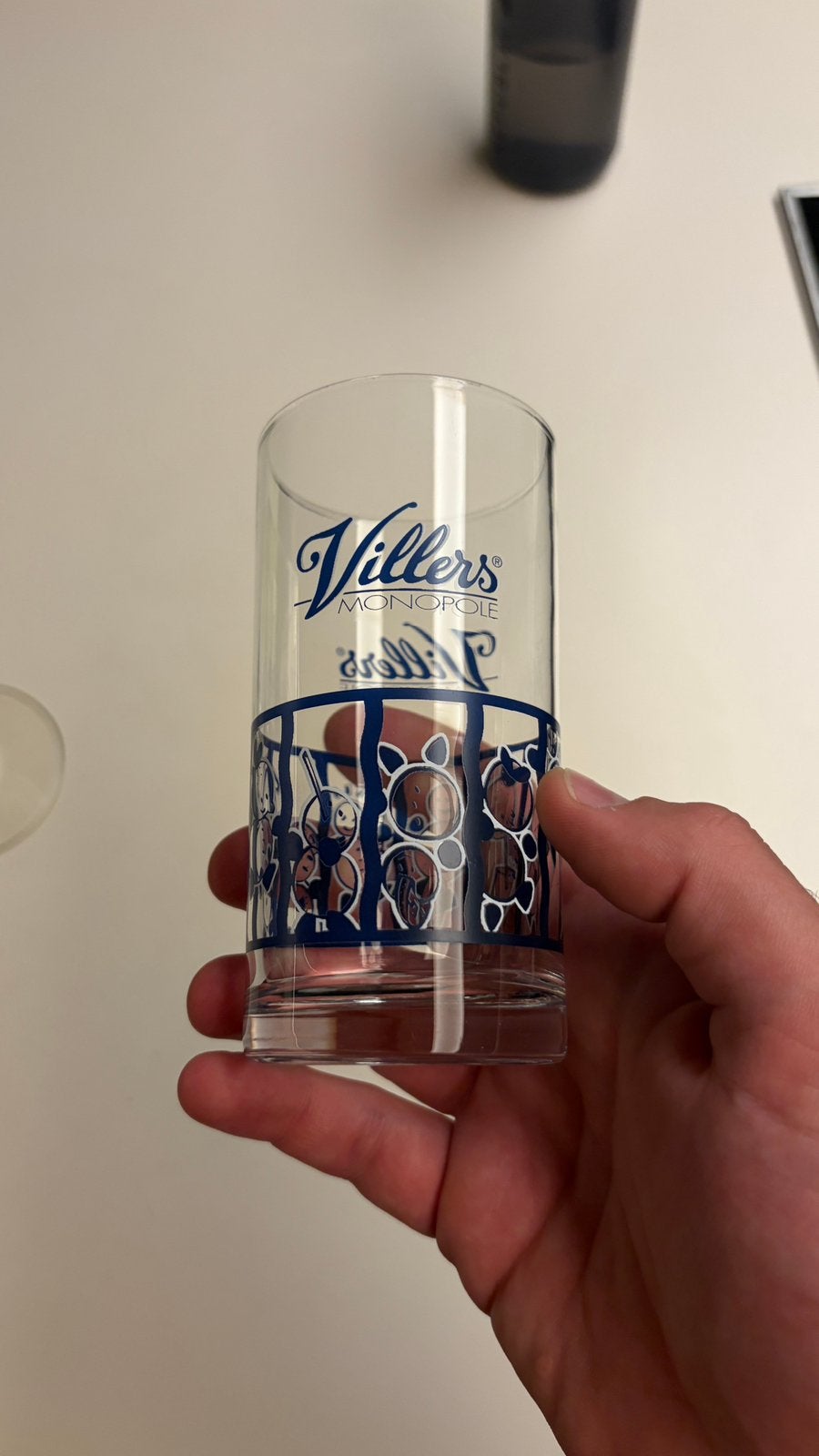 12 glazen Villers Monople (water), Ophalen, Zo goed als nieuw, Waterglas