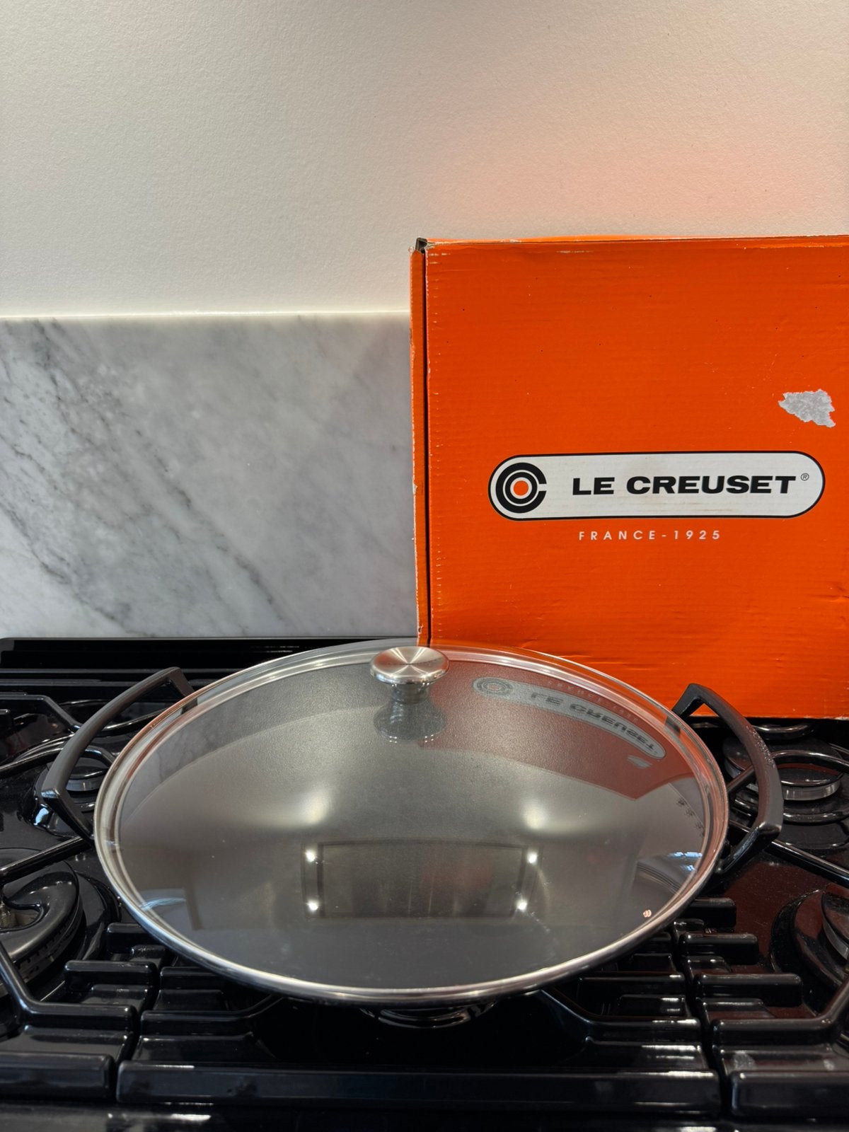 Wokpan Le Creuset, Ophalen, Zo goed als nieuw, Le Creuset