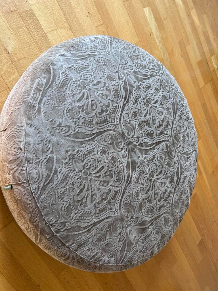 Ronde poef COCO-MAISON Ø70 cm vloerkussen, Huis en Inrichting, Ophalen, Gebruikt, Stof, Bohemian / Boho
