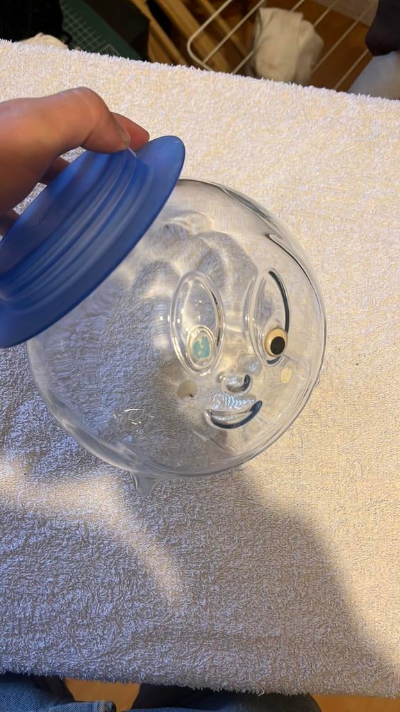 Glazen pot, Ophalen, Zo goed als nieuw, Rond, Binnen