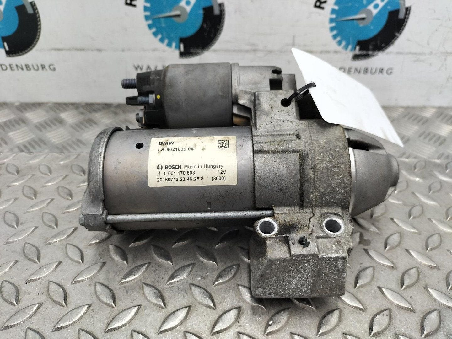 BMW 3 SERIES F30 320i STARTMOTOR 2016, Enlèvement ou Envoi, Utilisé, ARN reconnu
