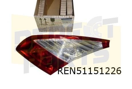 Renault Megane III (12/08-7/16) achterlicht Rechts binnen or, Neuf, -, Renault, -