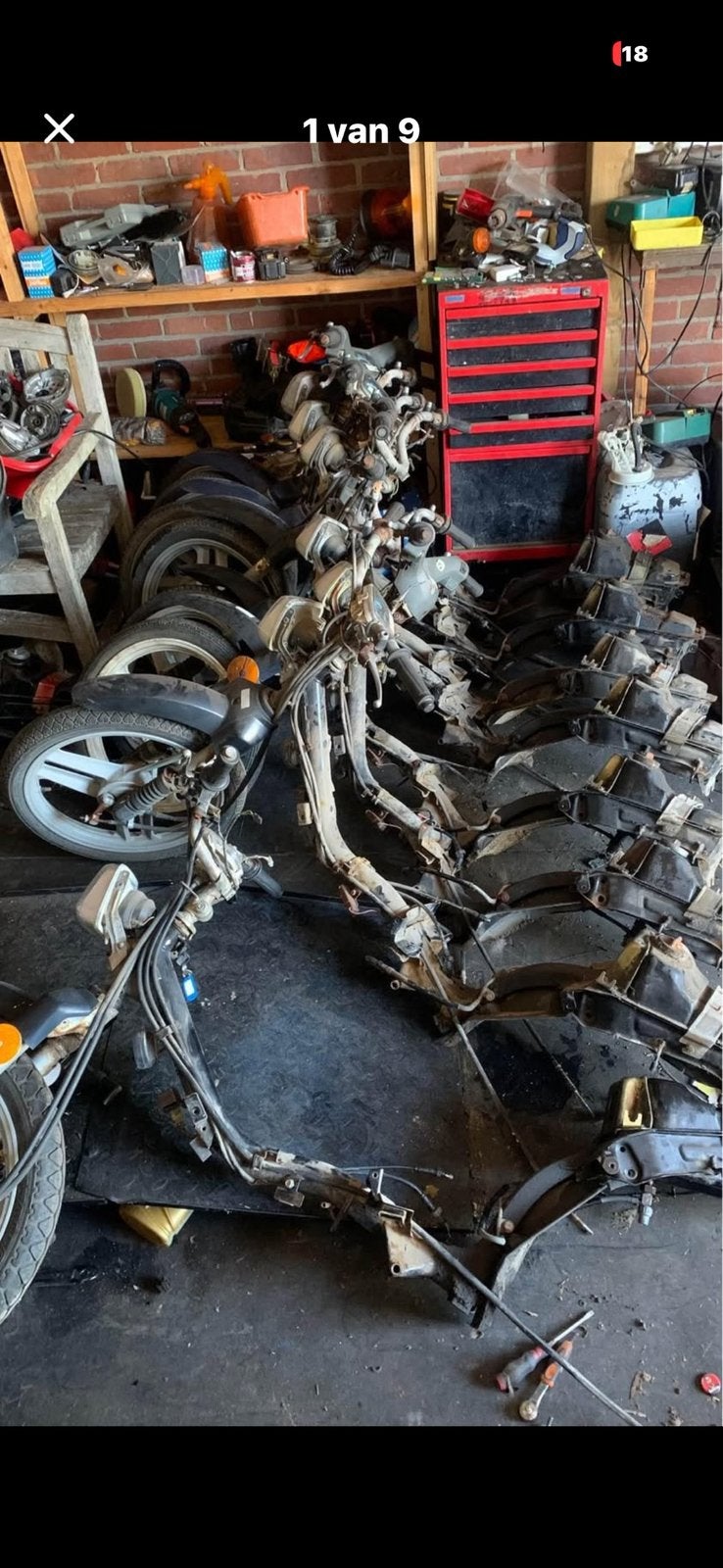 Lot honda wallero, Motos, Tuning & Styling, Enlèvement