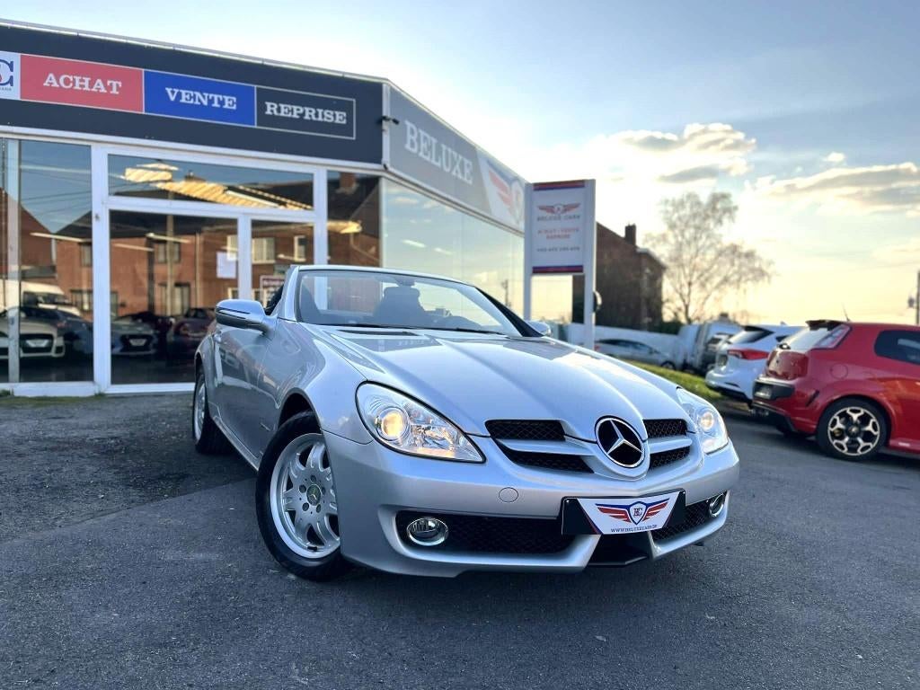 MERCEDES SLK 200 Kompressor CABRIOLET, Argent ou Gris, Achat, Entreprise, Noir