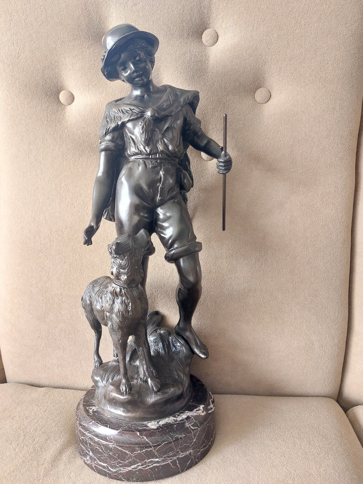 Bronzen beeld, Huis en Inrichting, Woonaccessoires | Boeddhabeelden, Ophalen