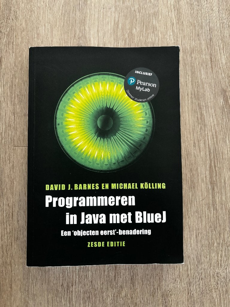 Programmeren in Java met BlueJ - ISBN 9789043034999, Boeken, Ophalen, Zo goed als nieuw, Programmeertaal of Theorie, Pearson