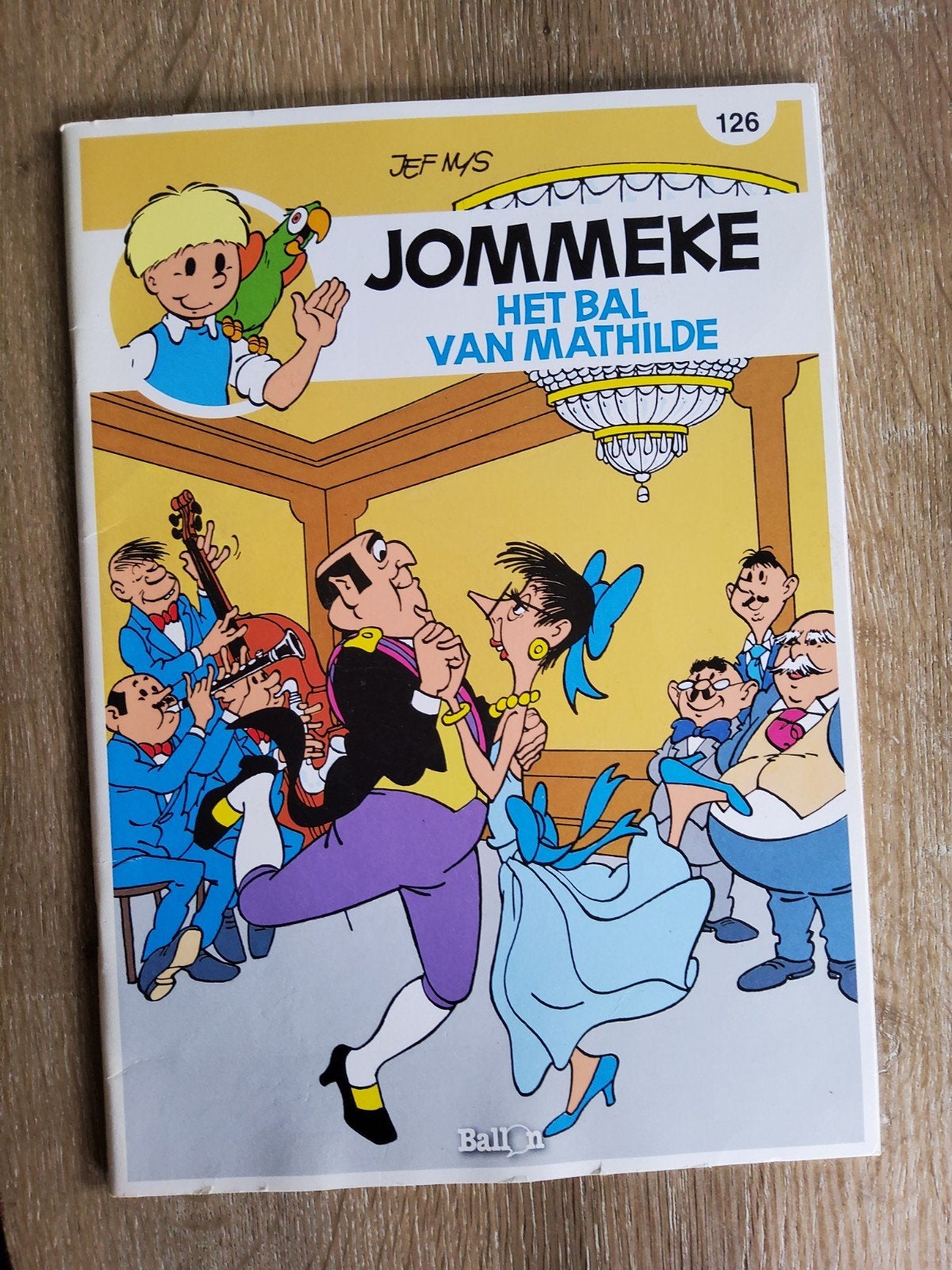 Strip Jommeke. Nr.126. Het bal van Matilde, Ophalen