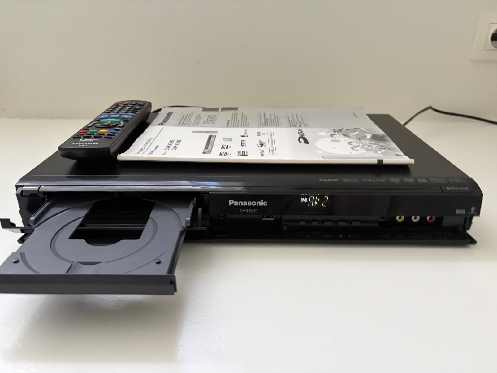 Panasonic HDD/DVD recorder, Enlèvement ou Envoi, Comme neuf, Enregistreur à disque dur, Avec enregistreur DVD