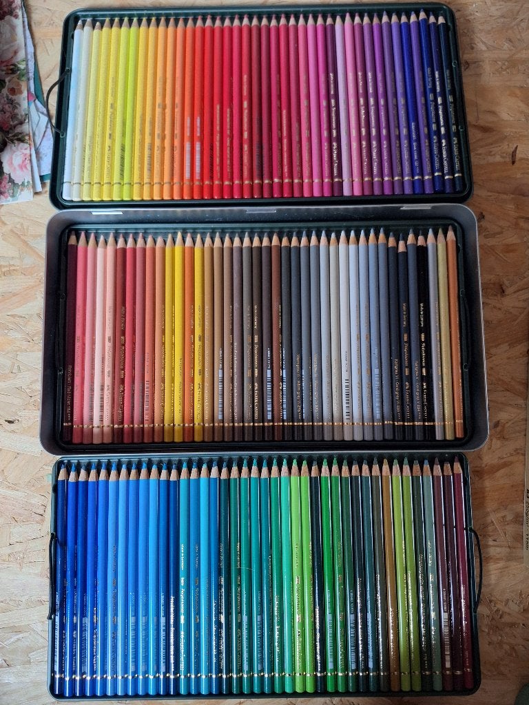 120 Faber Castell Polychromos potloden, Ophalen, Gebruikt, Potlood of Stift