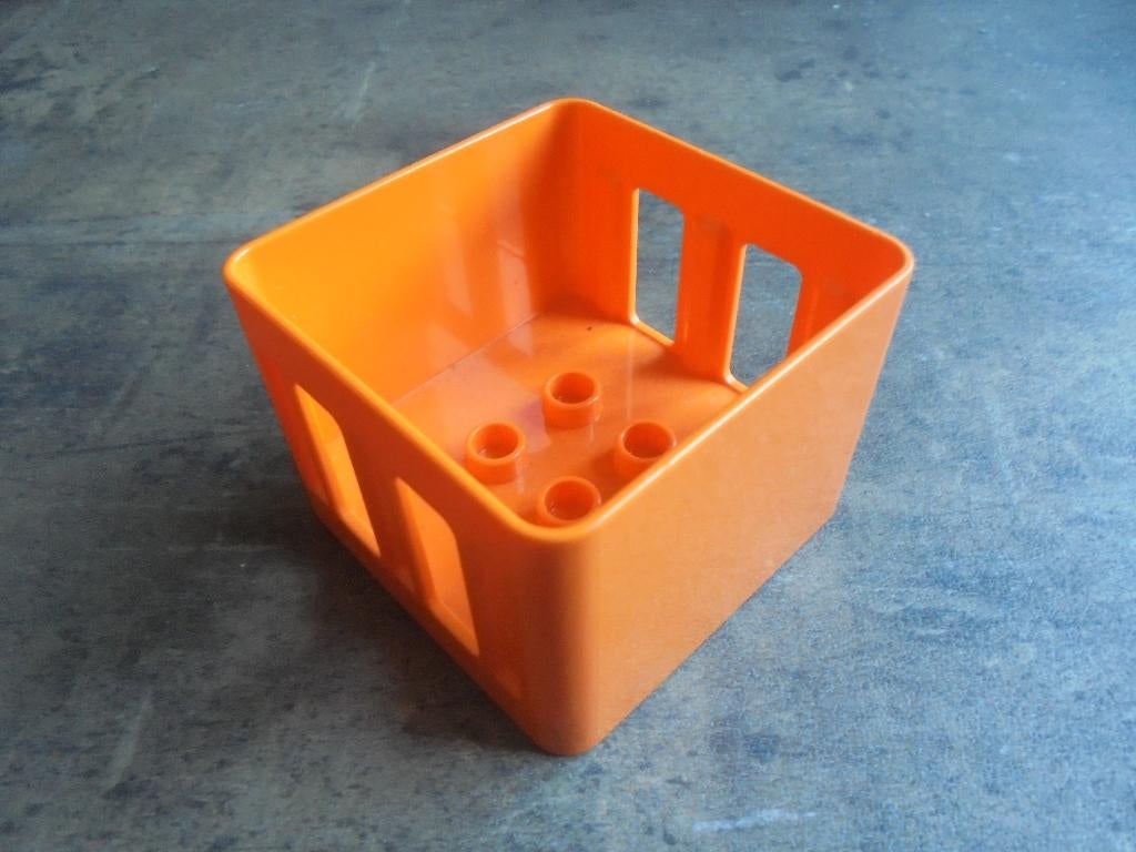 Lego Duplo Container Box 4x4x2,5 (zie foto's) 2, Ophalen of Verzenden, Gebruikt, Losse stenen, Duplo