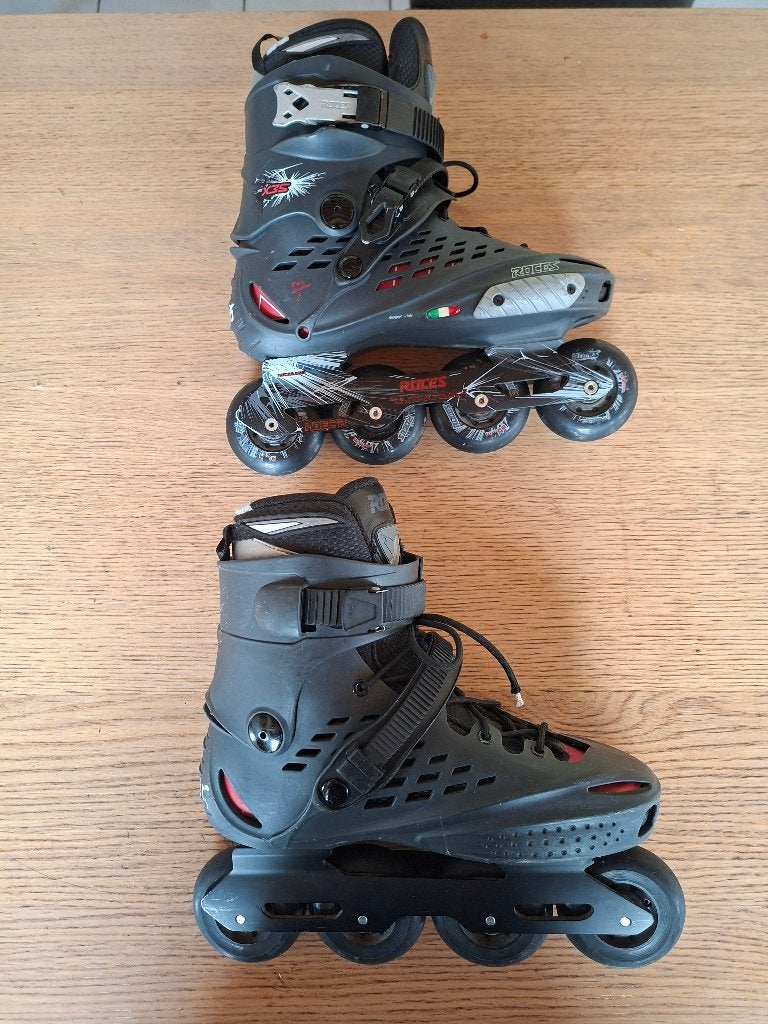 Paire de patins de la marque Roces en taille 41, Rollers 4 roues en ligne, Roces, Enlèvement, Utilisé