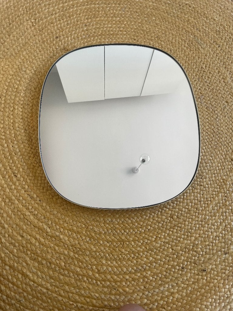 Gouden spiegel, Huis en Inrichting, Woonaccessoires | Spiegels, Ophalen, Minder dan 50 cm, Zo goed als nieuw, Minder dan 100 cm