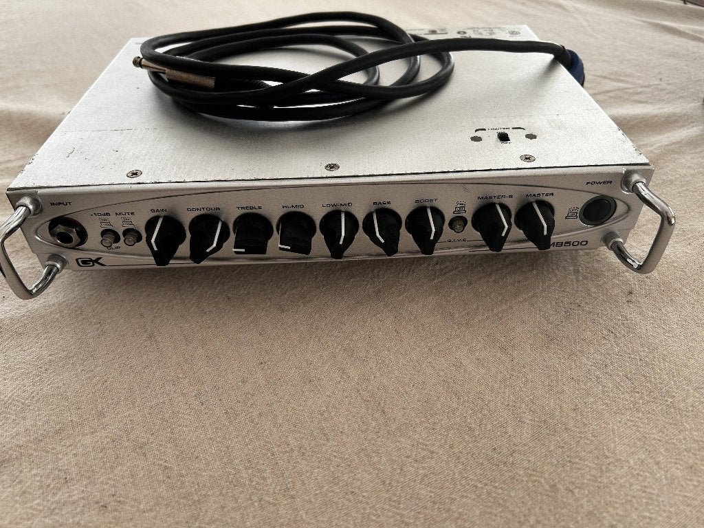 Gallien & Krueger MB500 Basshead, Enlèvement ou Envoi, Utilisé, Guitare basse, 100 watts ou plus