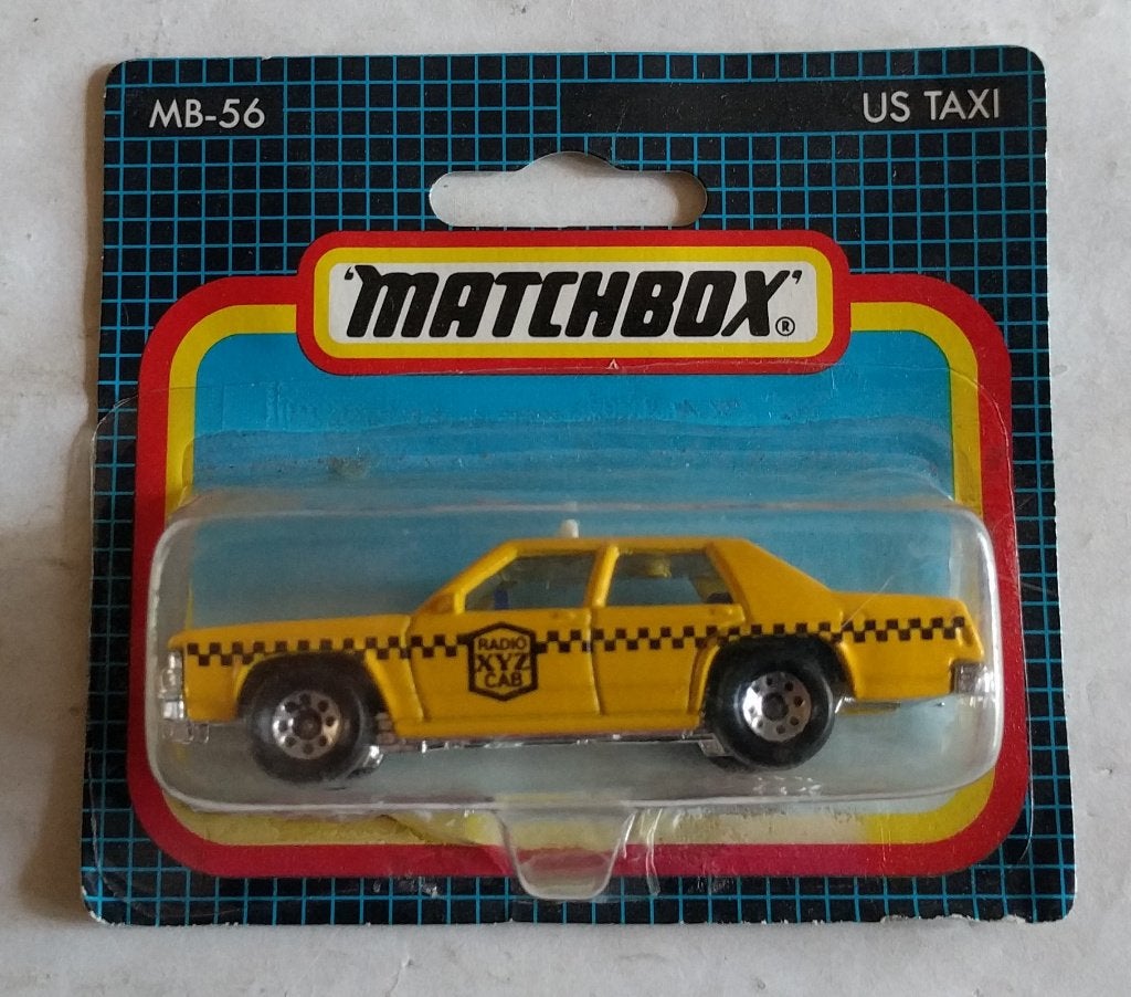 Matchbox US Taxi, Ophalen of Verzenden, Zo goed als nieuw, Auto